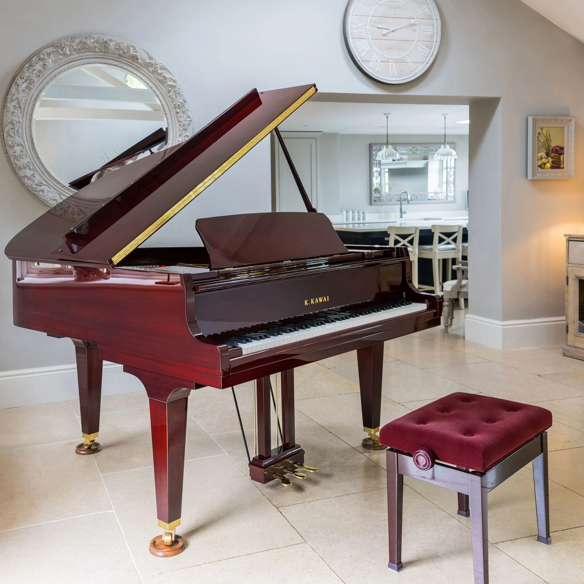 Kawai GL10 153cm Grand Piano; Polished Mahogany - Image 4