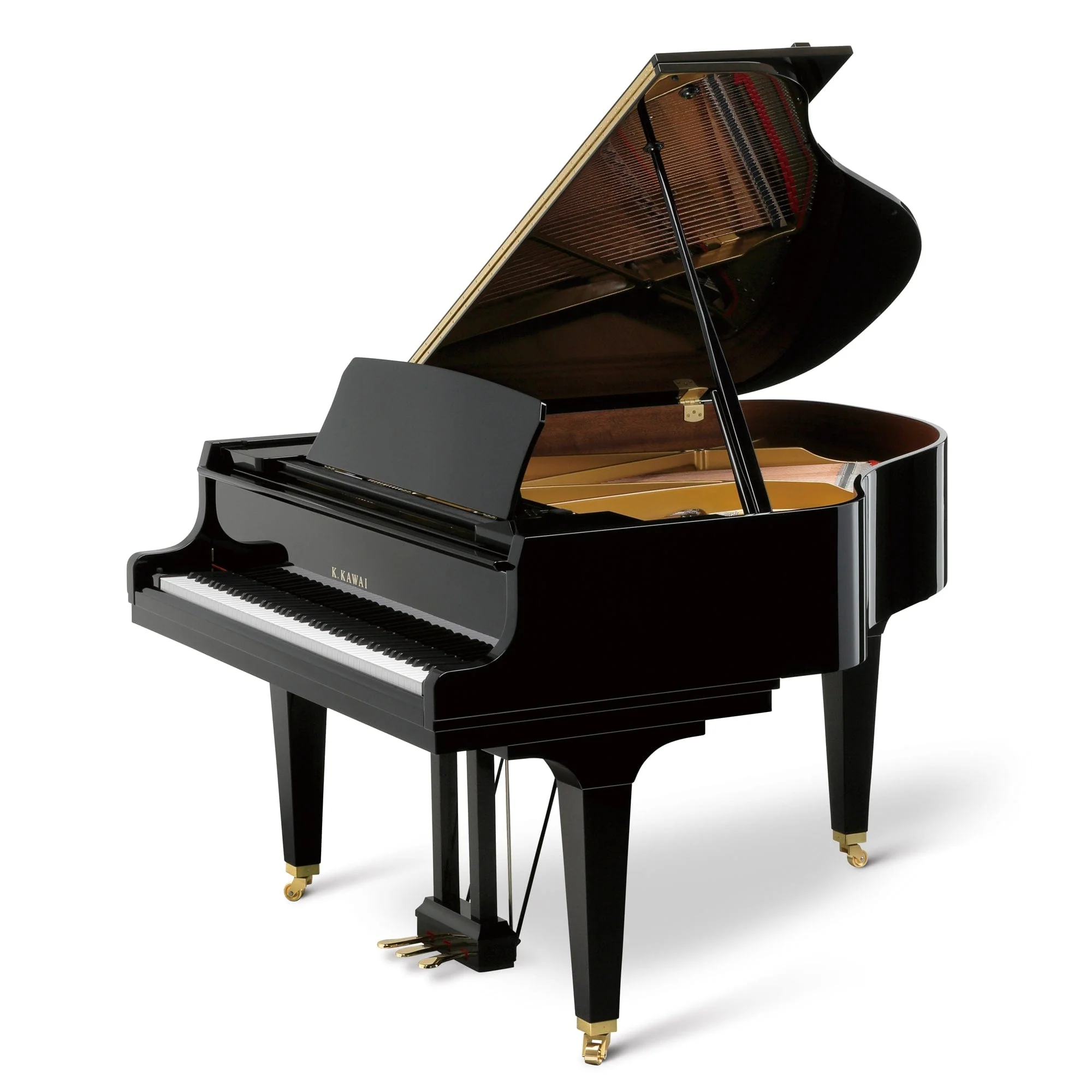 Kawai GL30 166cm Grand Piano; Polished Ebony - Image 4
