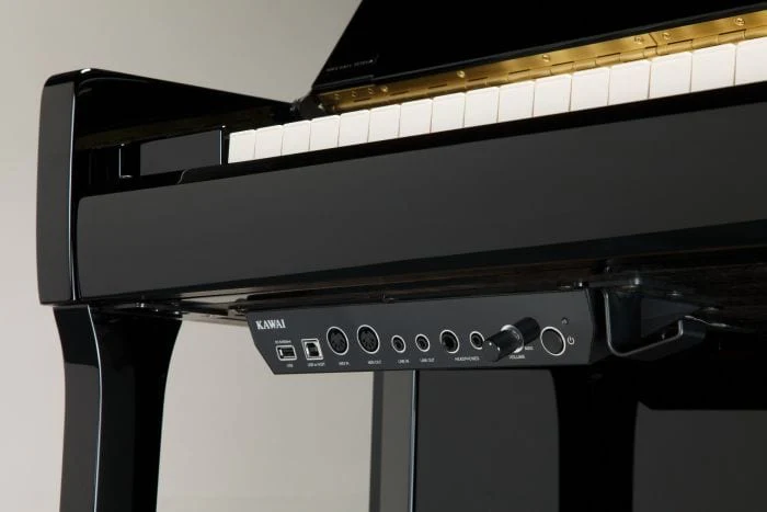 Kawai GL30 ATX4 Anytime Silent Grand Piano; Polished Ebony with Free Concert Stool - Image 3