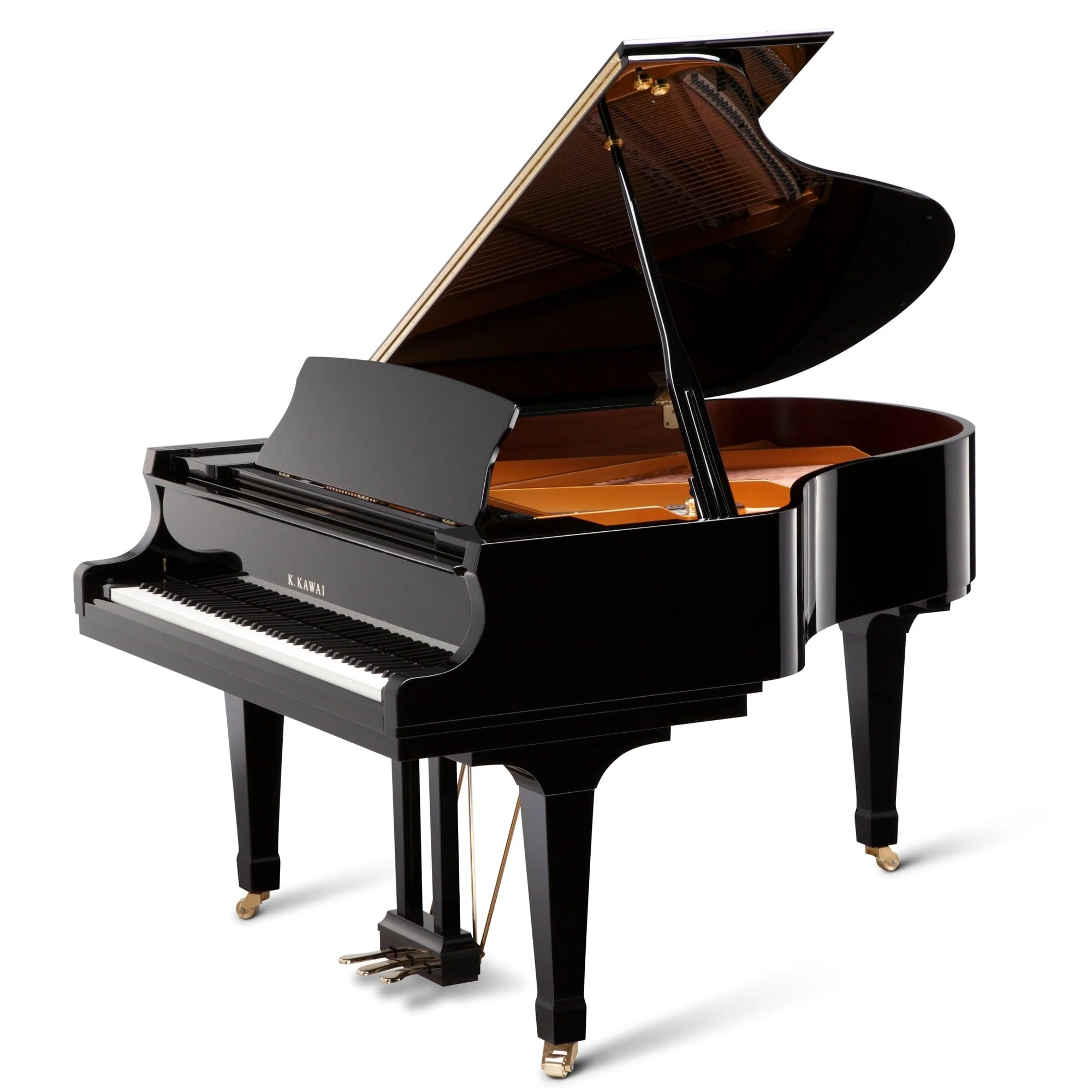 Kawai GX2 180cm Grand Piano; Polished Ebony - Image 3