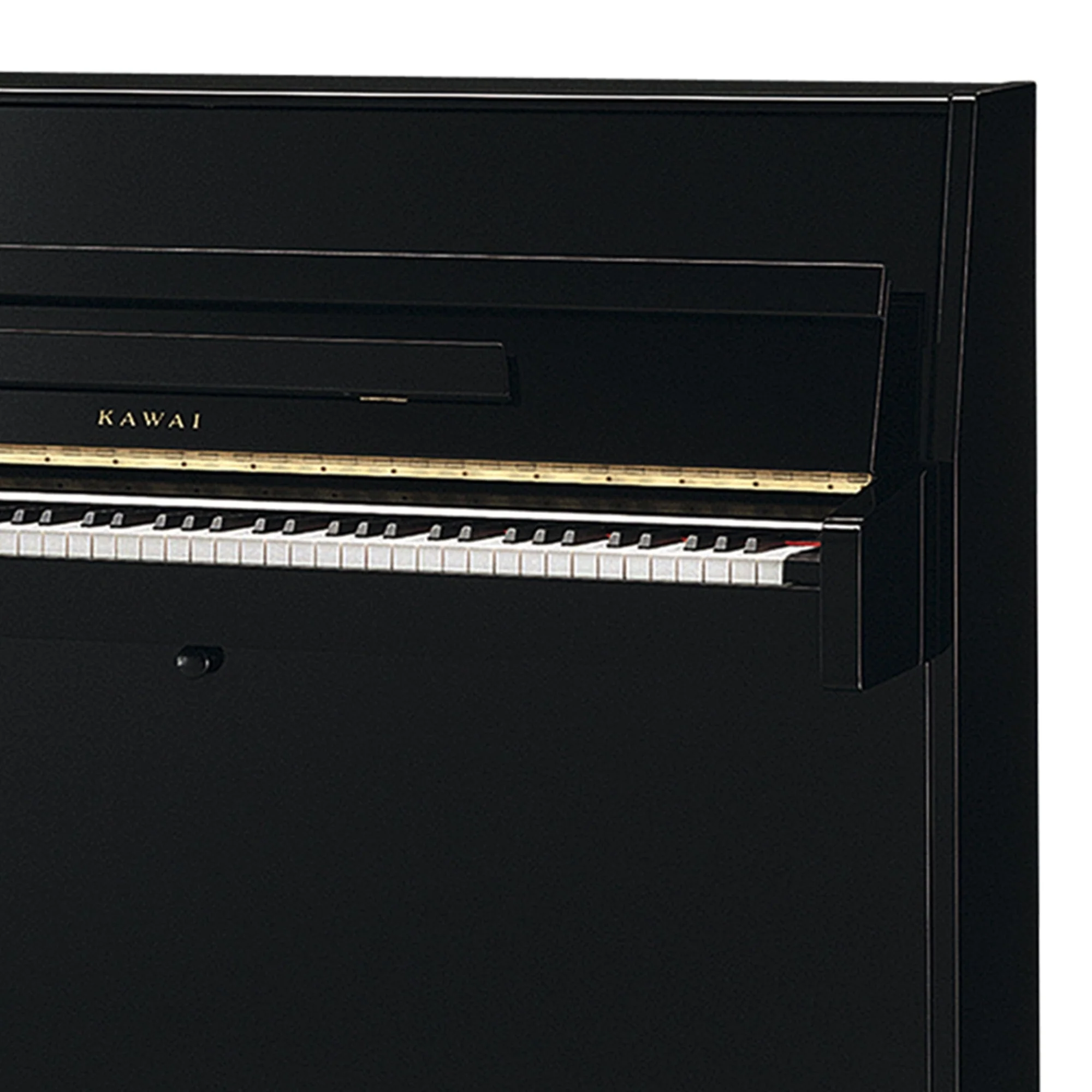 Kawai K15 ATX3-L Anytime Silent Upright Piano; Black Polished - Image 16