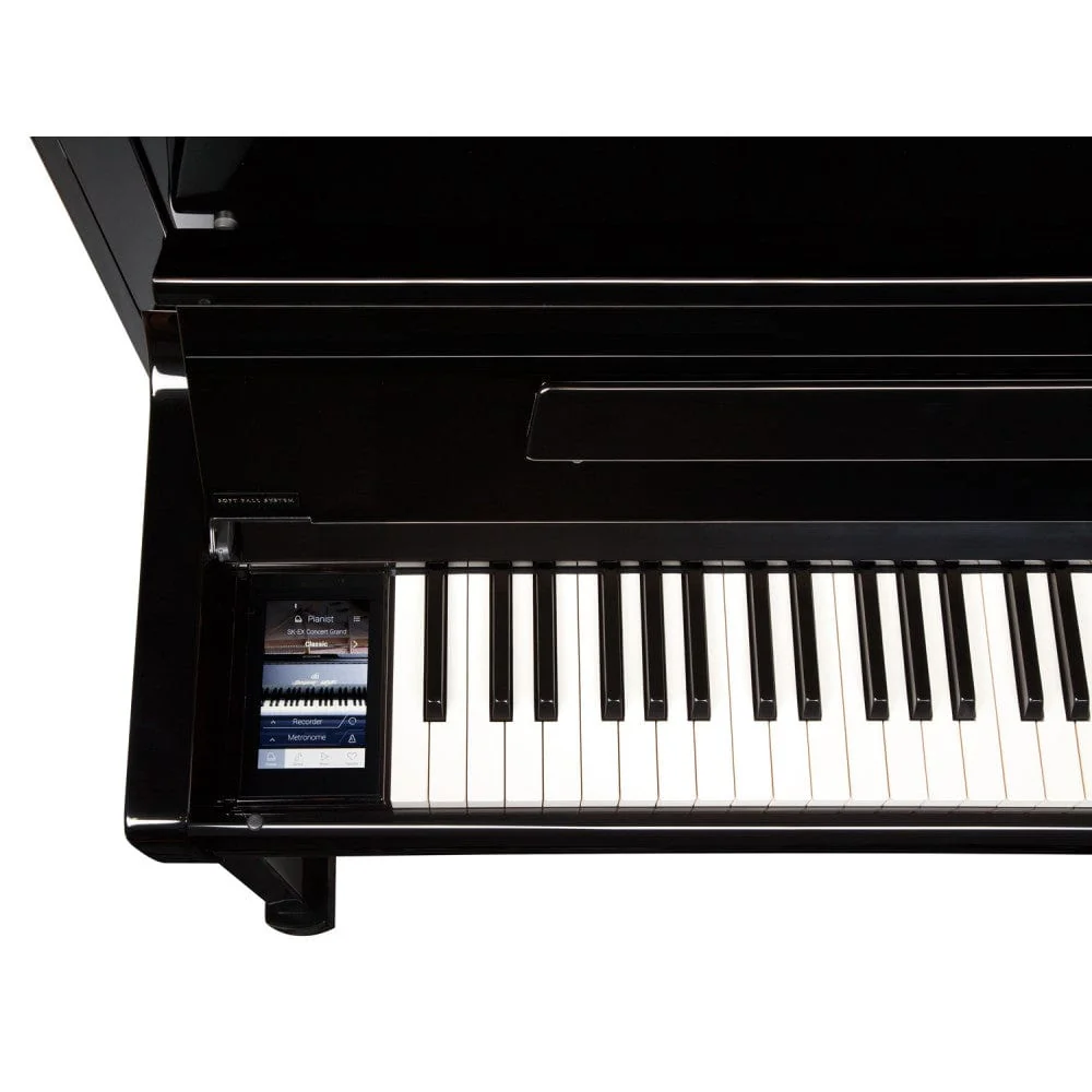 Kawai K15 ATX3-L Anytime Silent Upright Piano; Black Polished - Image 8