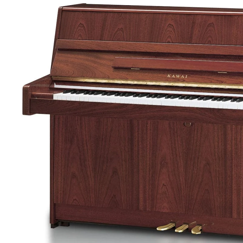 Kawai K15E Upright Piano; Mahogany Polished - Image 7