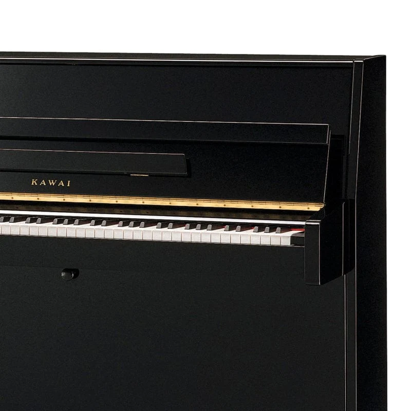Kawai K15E Upright Piano; Polished Ebony - Image 7