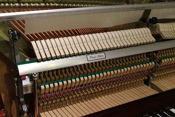 Kawai K15E Upright Piano; Polished Ebony - Image 9