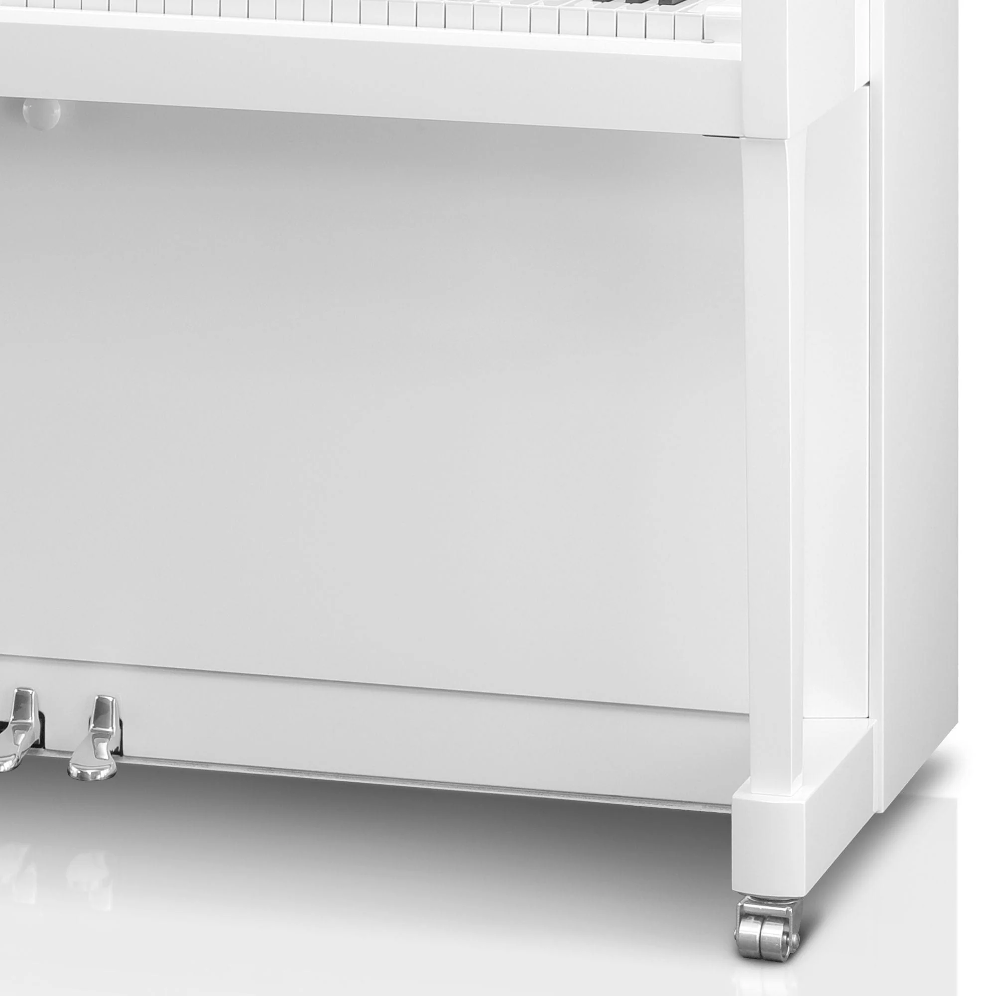 Kawai K200 ATX4 Anytime Silent Upright Piano; Snow White Polished & Silver Fittings - Image 13