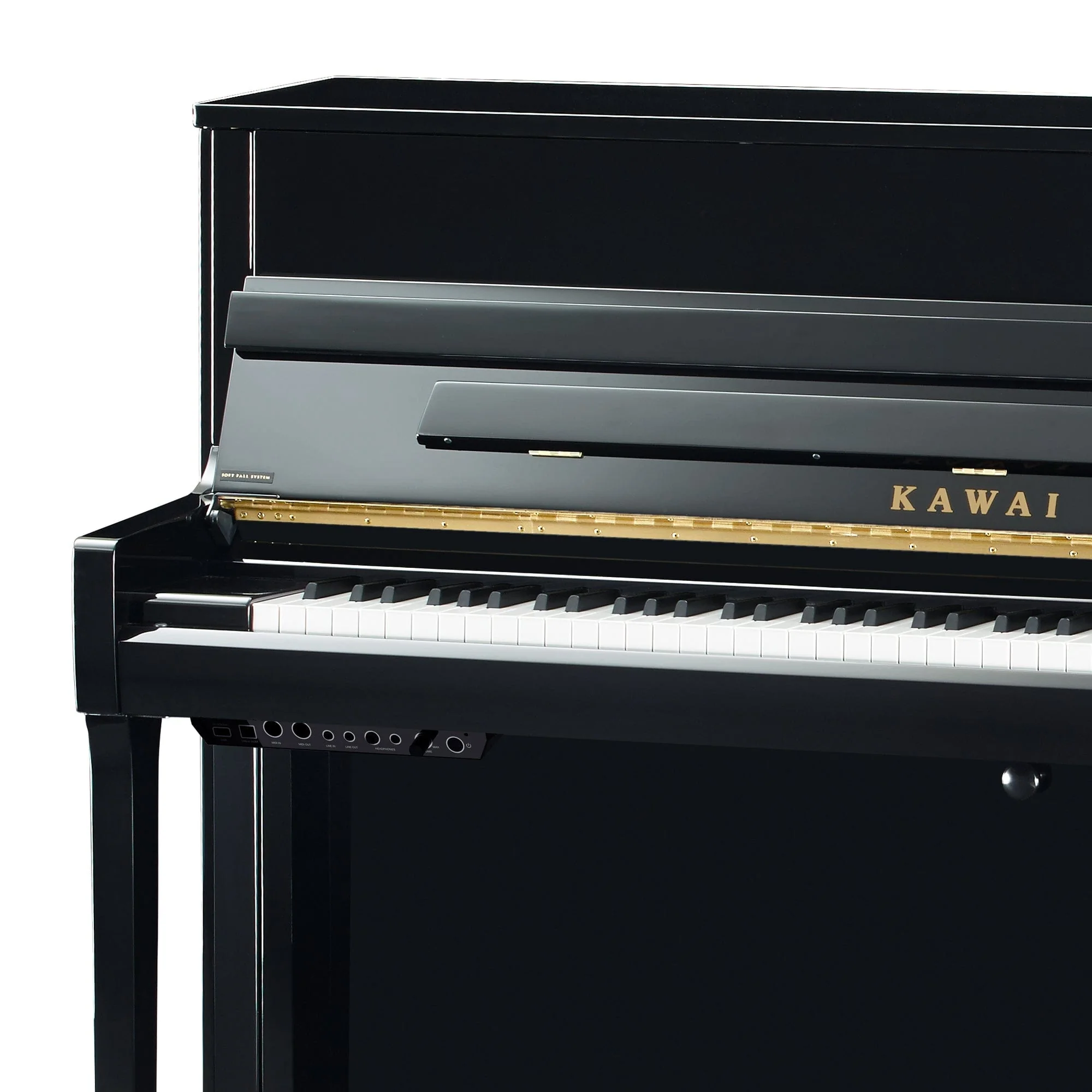 Kawai K200 AURES 2 Hybrid Upright Piano; Polished Ebony - Image 10