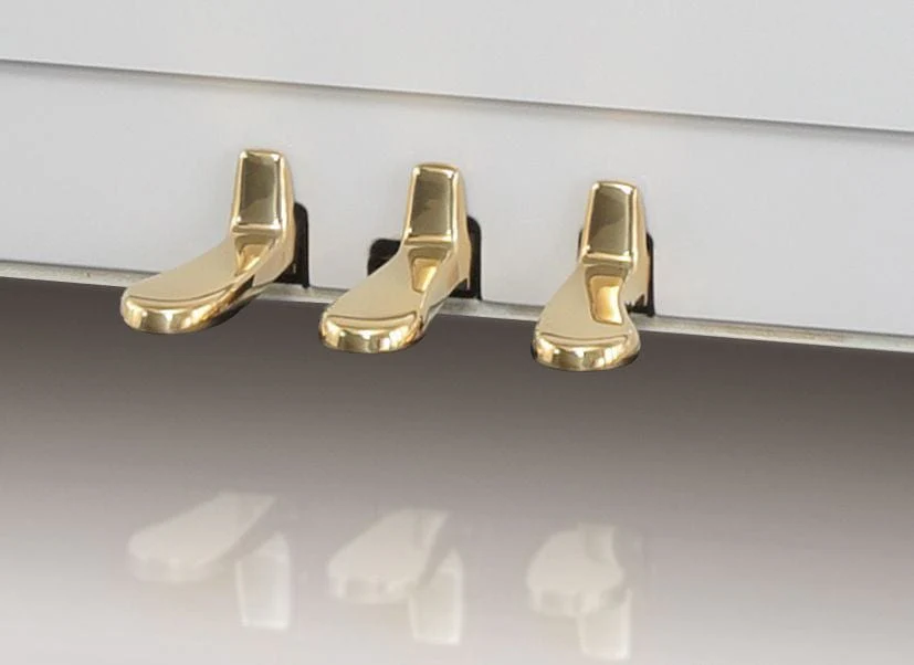 Kawai K300 AURES 2 Hybrid Upright Piano; Polished White - Image 7
