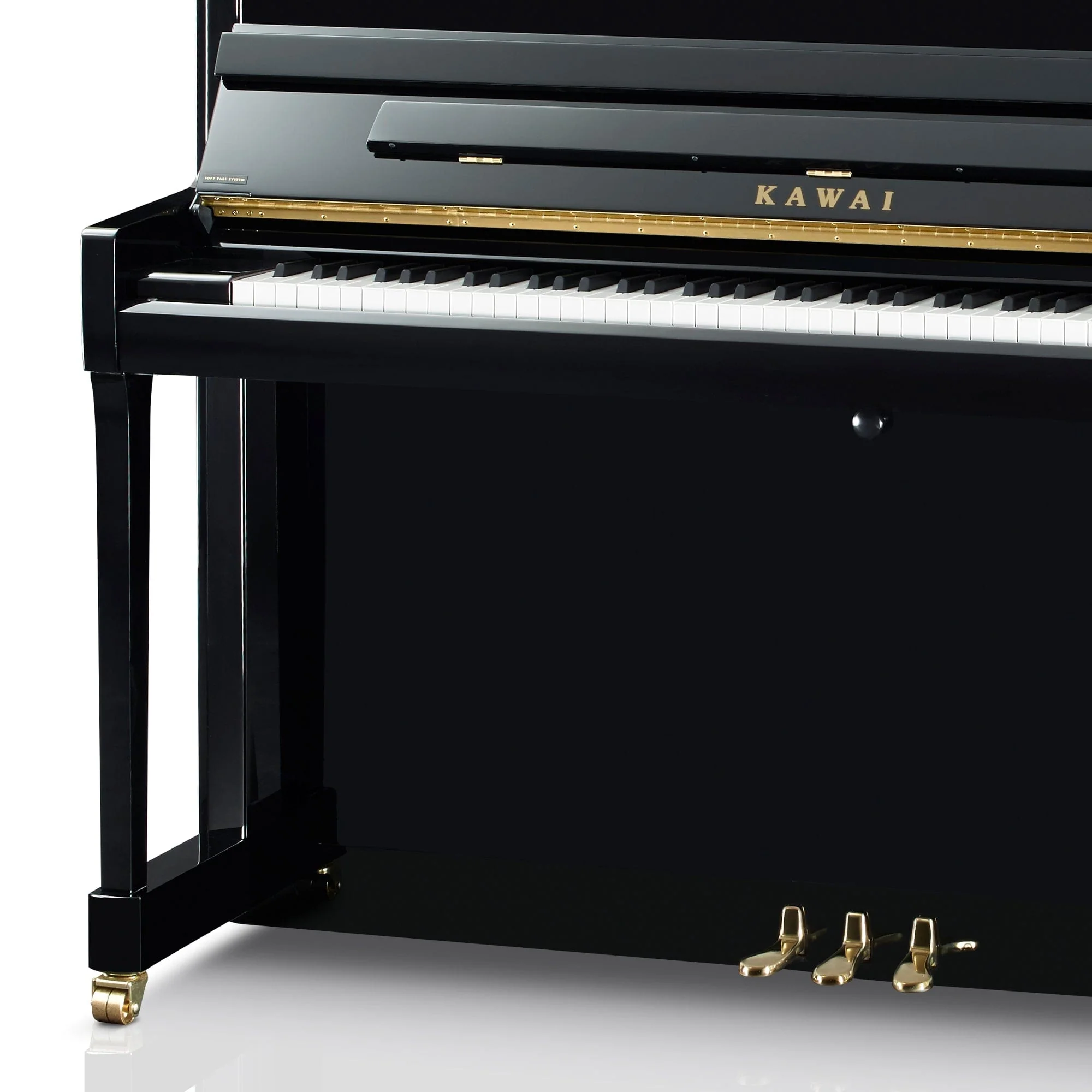 Kawai K300 Upright Piano; Polished Ebony - Image 9