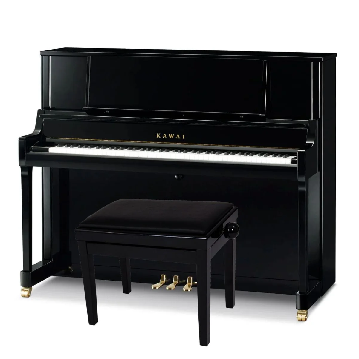 Kawai K400 Upright Piano; Polished Ebony - Image 13