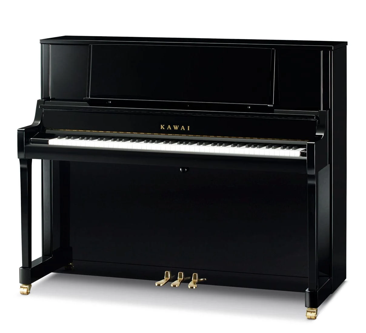 Kawai K400 Upright Piano; Polished Ebony - Image 5