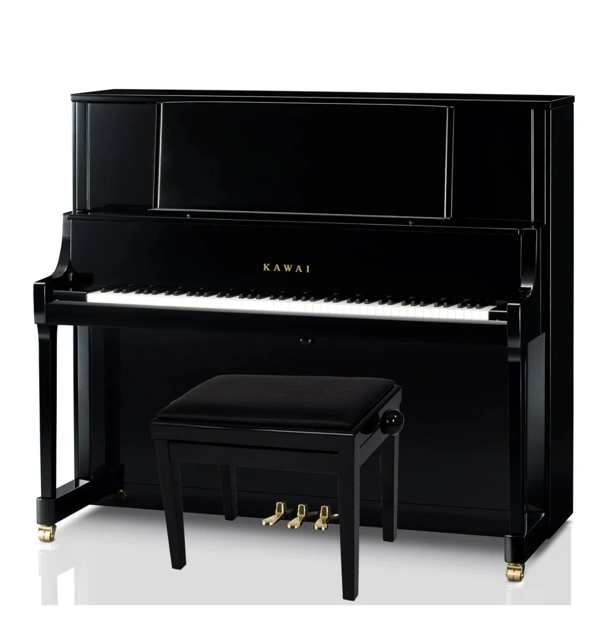Kawai K800-AS Upright Piano; Polished Ebony - Image 16