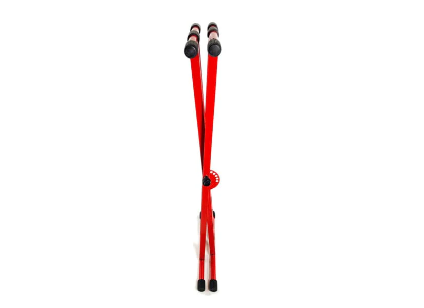 Keyboard Stand Deluxe Welded Double Braced X-Frame by Taurus Stands; Red KXWD01R - Image 8