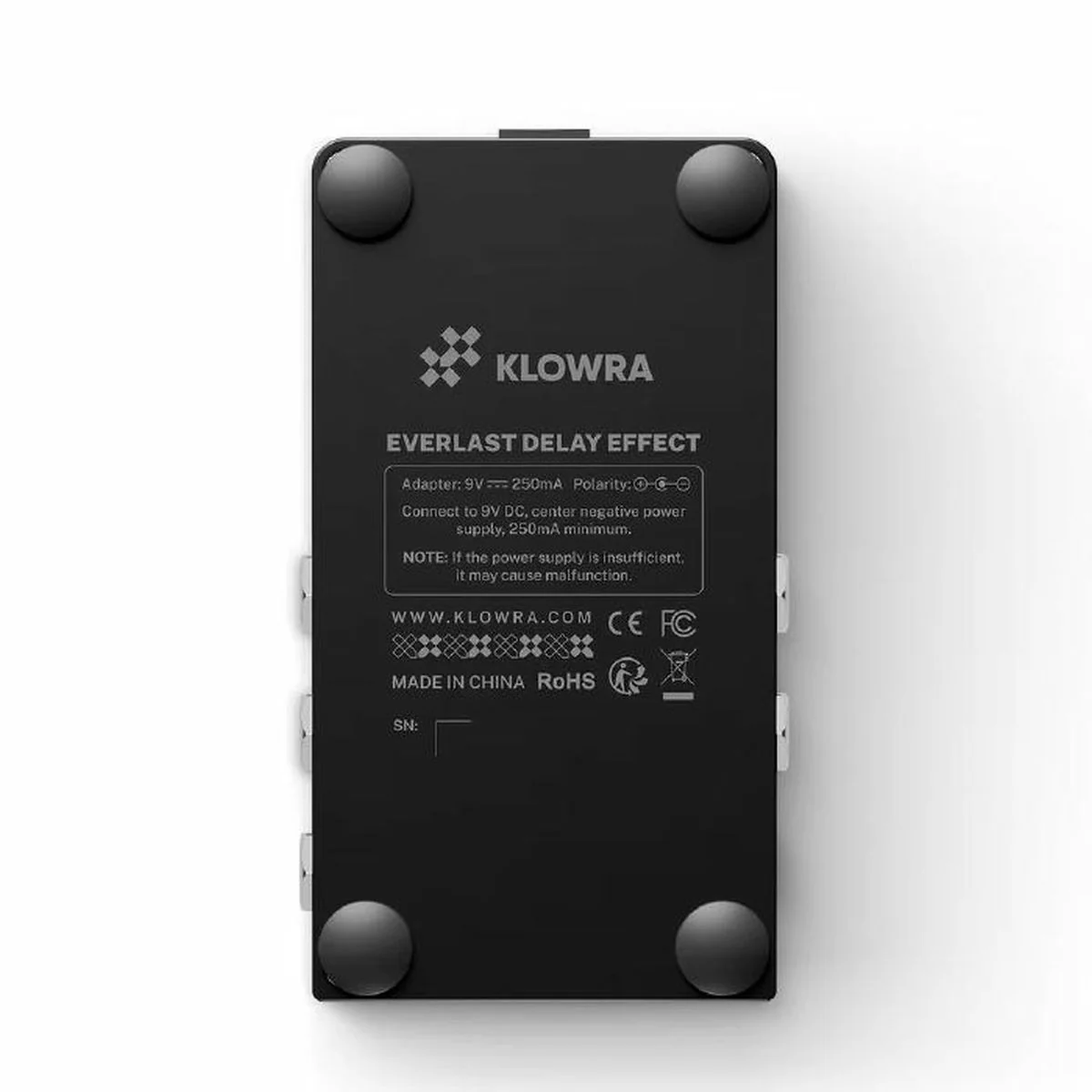 Klowra Effects Everlast Delay Pedal | With FREE Pedal Topper - Image 5