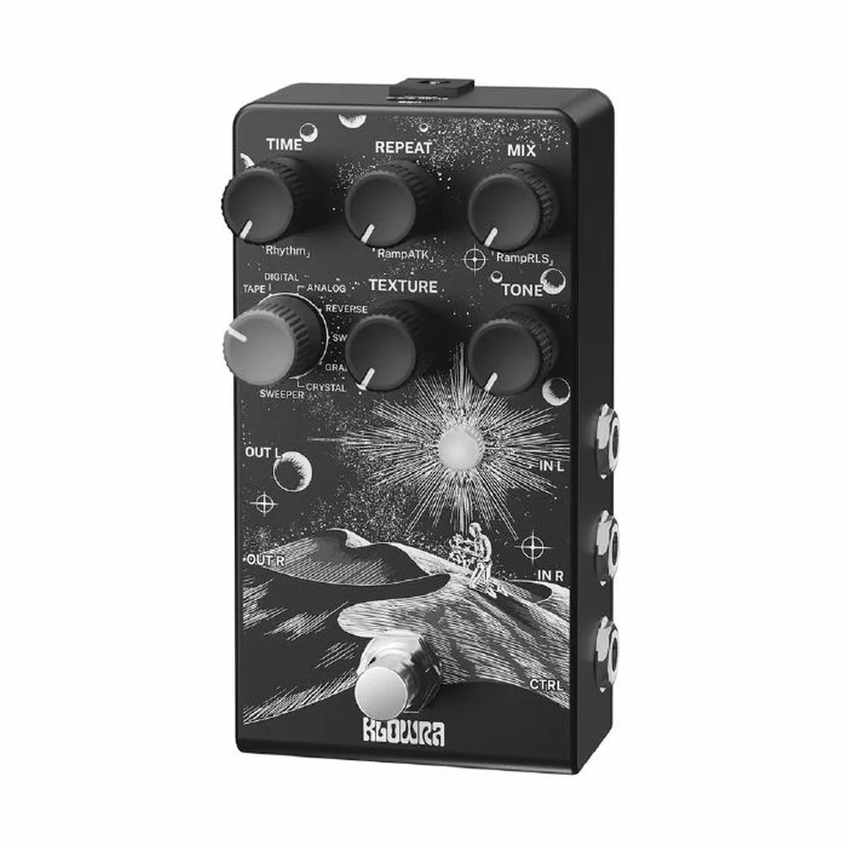 Klowra Effects Everlast Delay Pedal | With FREE Pedal Topper - Image 7