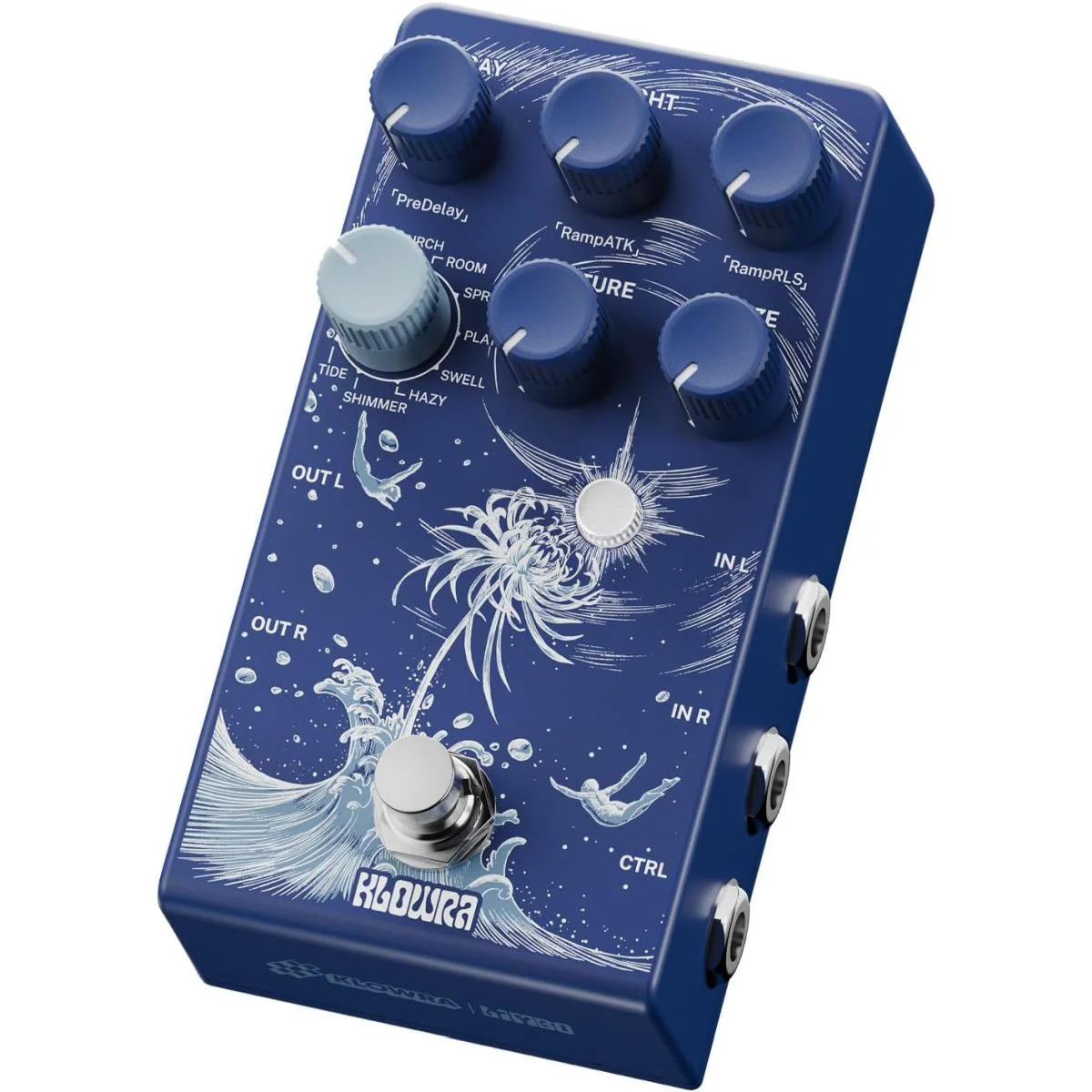 Klowra Effects Limbo Reverb Pedal | With FREE Pedal Topper - Image 5