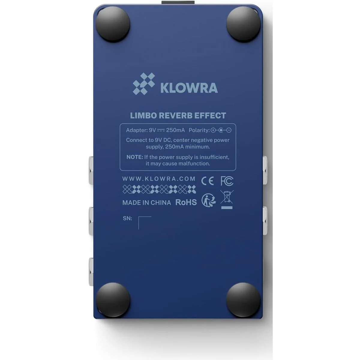 Klowra Effects Limbo Reverb Pedal | With FREE Pedal Topper - Image 7