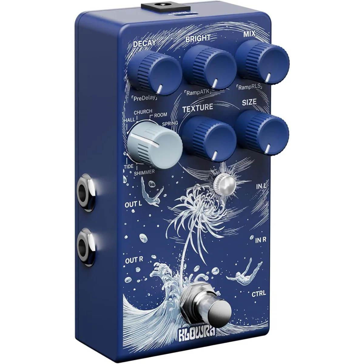 Klowra Effects Limbo Reverb Pedal | With FREE Pedal Topper - Image 8