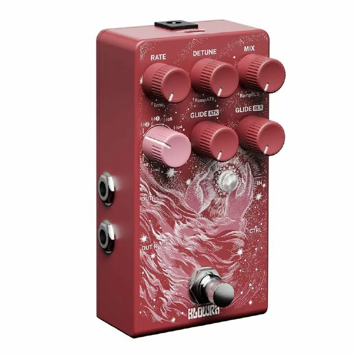 Klowra Effects Vein Pitch Shifter Pedal | With FREE Pedal Topper - Image 4