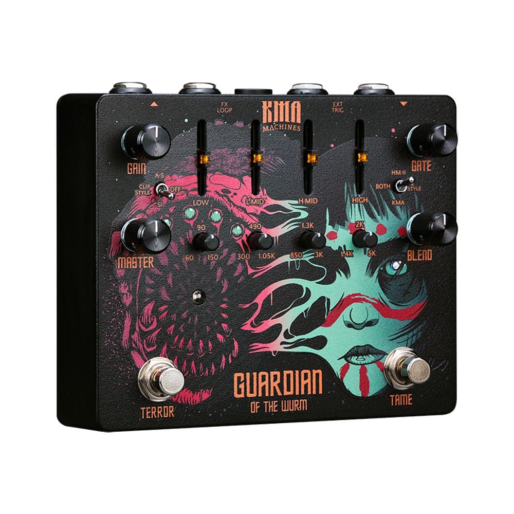 KMA Machines Guardian Of The Wurm Distortion Guitar Effects Pedal - Image 3