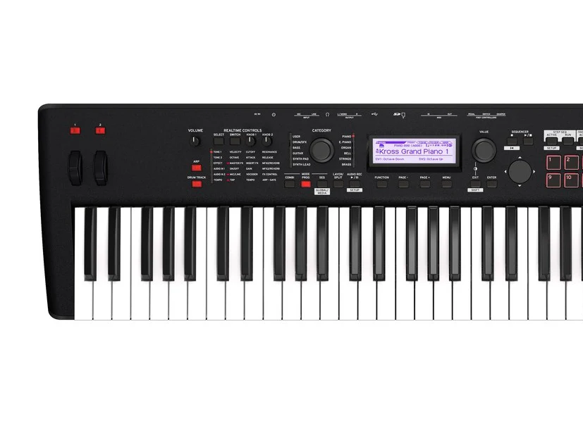 Korg Kross 2 61 Key Synthesizer Workstation; Matt Black - Image 3