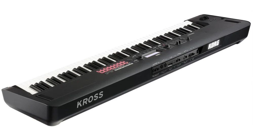 Korg Kross 2 88 Key Synthesizer Workstation; Matt Black - Image 4