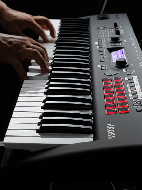 Korg Kross 2 88 Key Synthesizer Workstation; Matt Black - Image 9