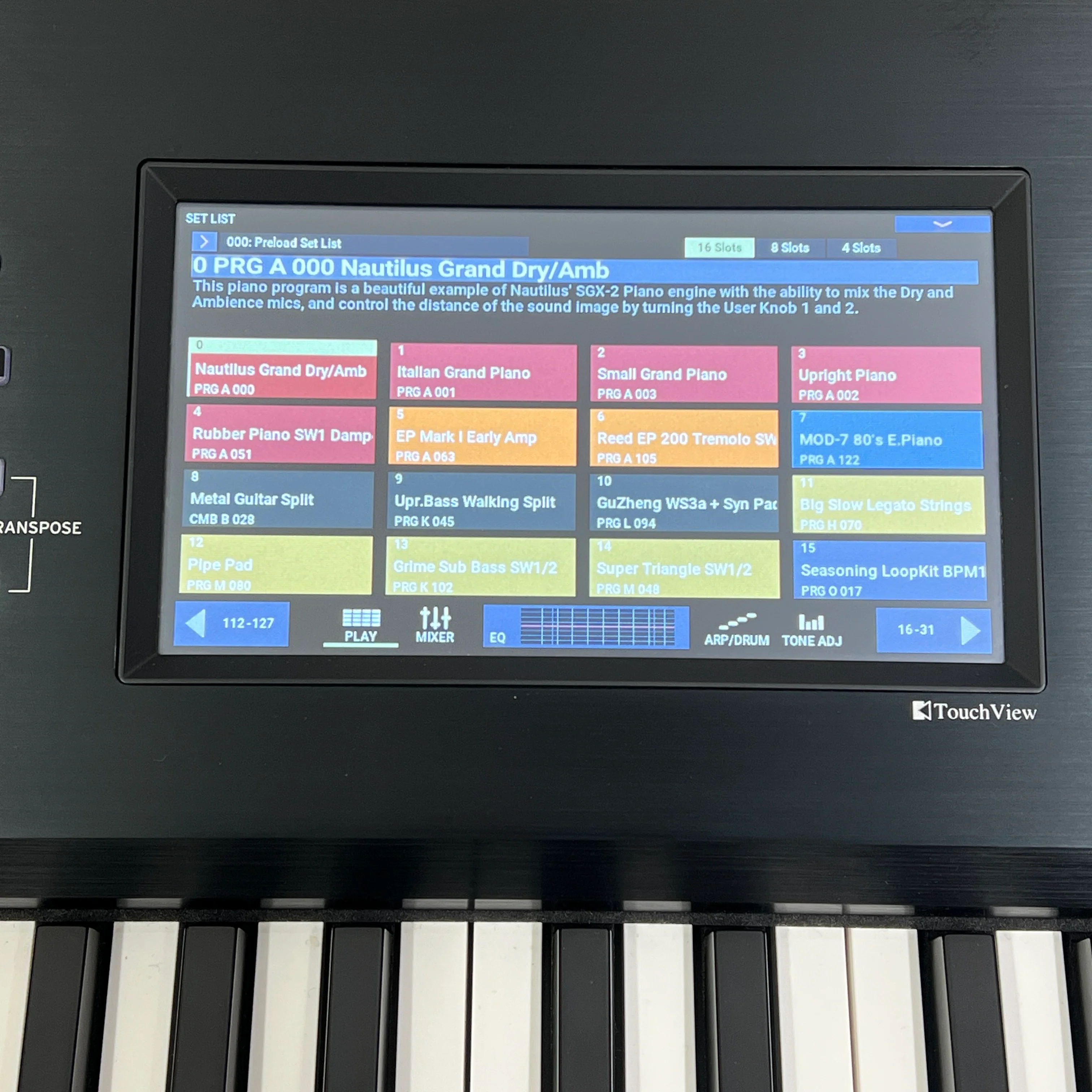 Korg Nautilus 88 Music Workstation Keyboard Serial No: 1125 | Second Hand - Image 5