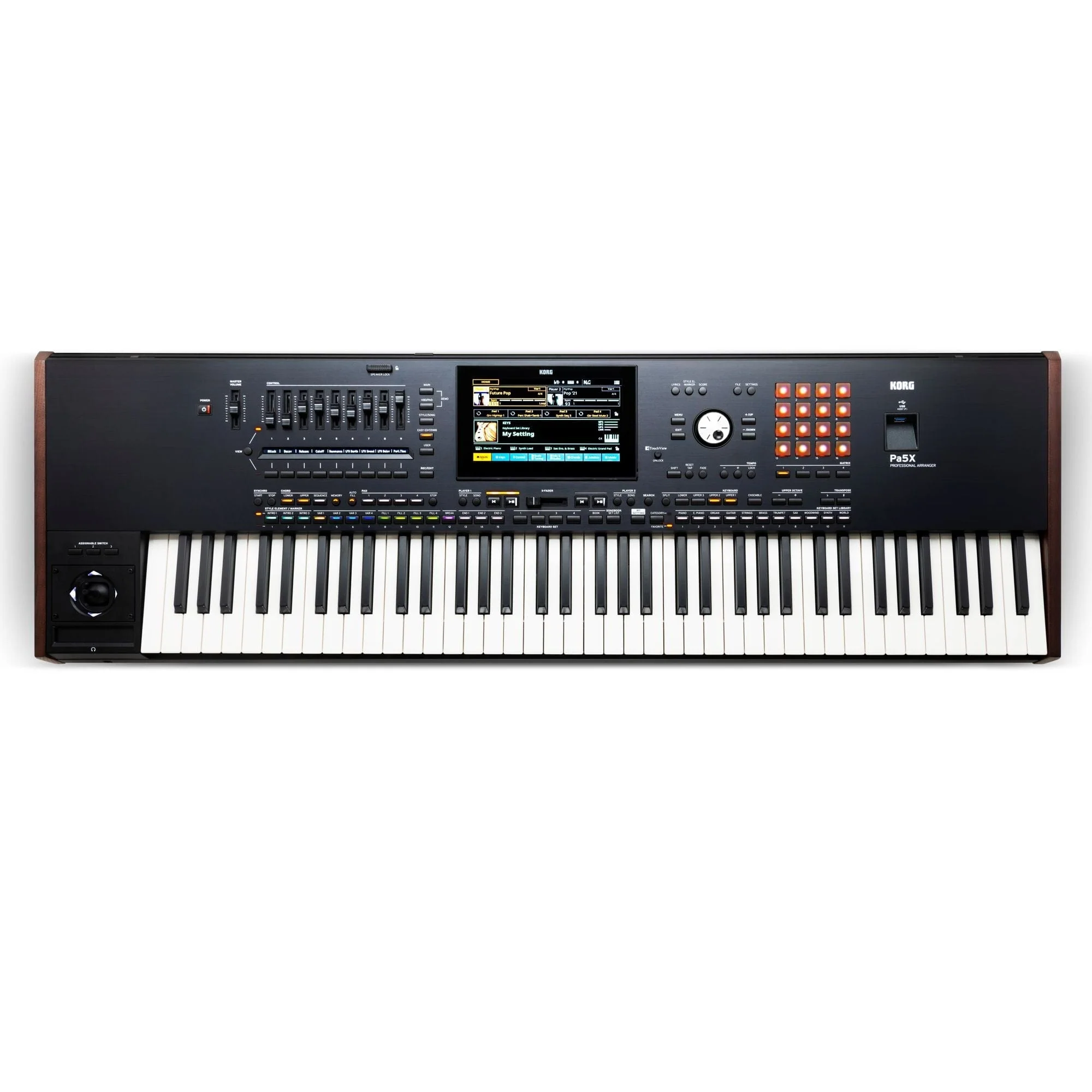 Korg Pa5X 76 Note keyboard With PaAS Speaker Bundle - Image 15