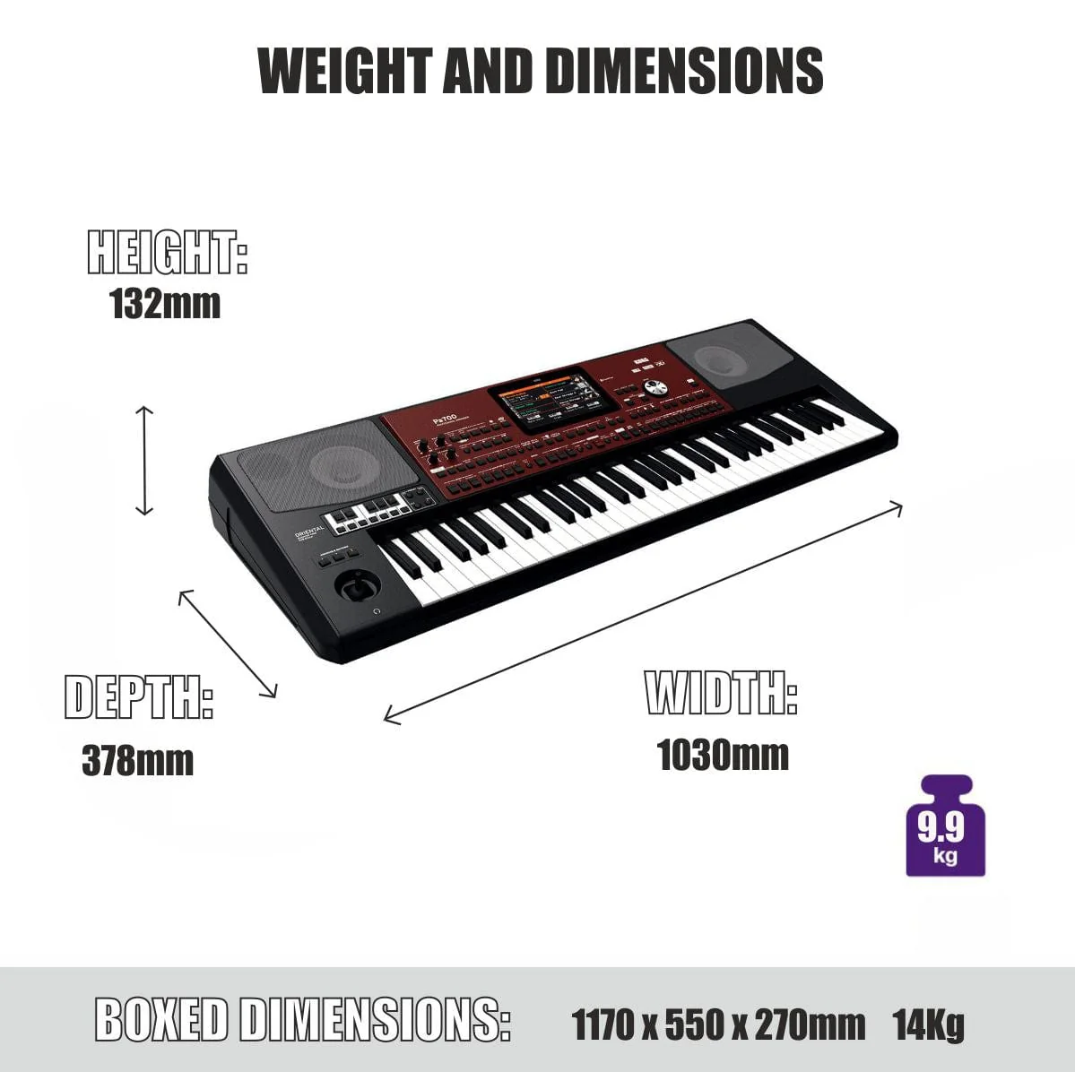 Korg PA700 Oriental Arranger Keyboard - Image 4