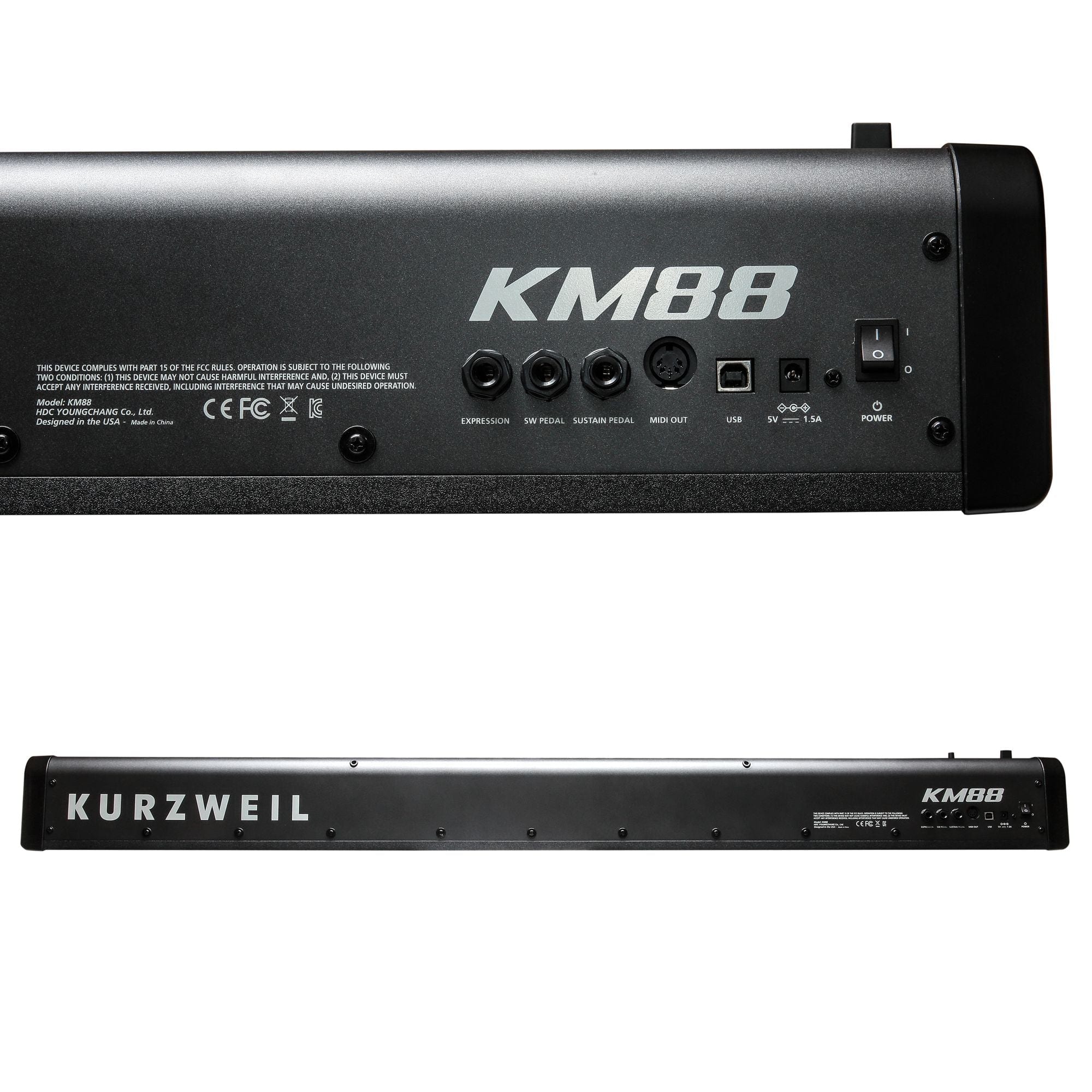 Kurzweil KM88 Hammer Action MIDI Controller Keyboard - Image 5