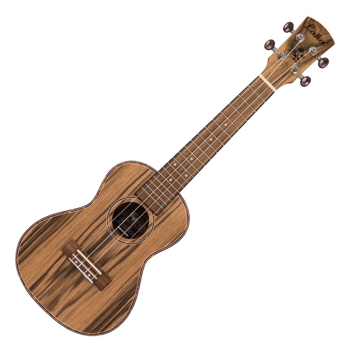 Laka VUC25 Walnut Series Concert Ukulele inc Bag - Image 2