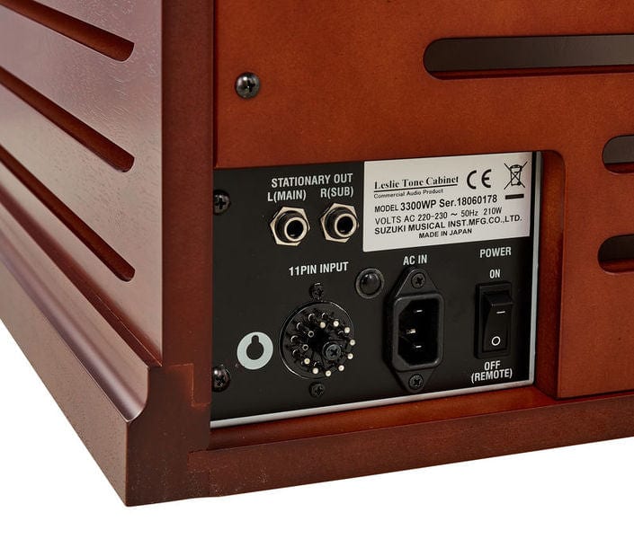 Leslie 3300W 300w Pro High Power Twin Rotor Speaker; Walnut - Image 3