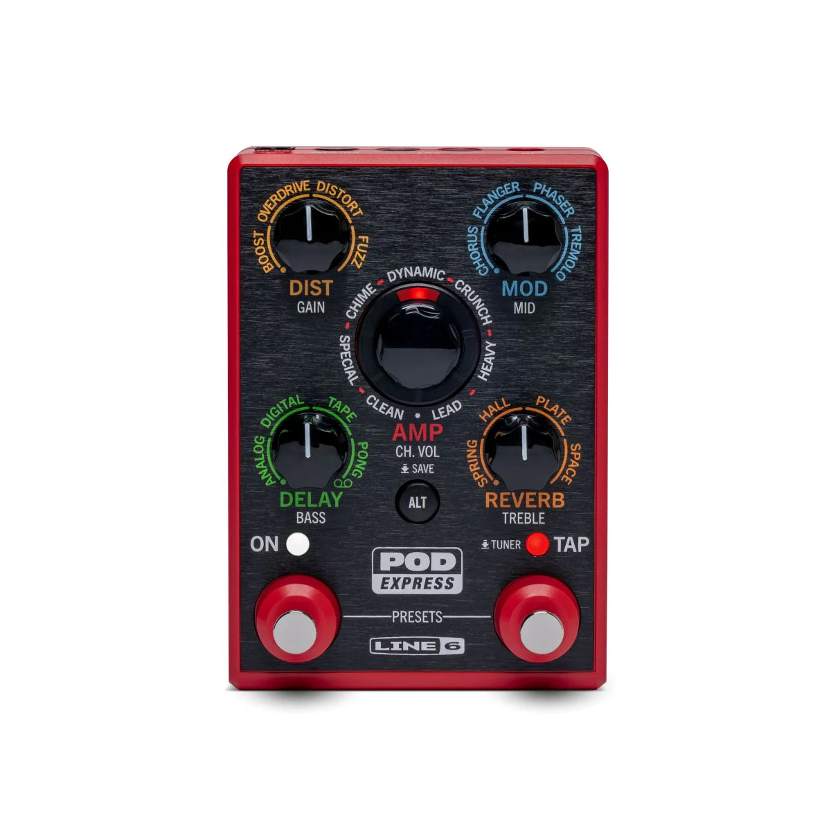 Line 6 Pod Express Guitar | With 2 FREE Pedal Toppers