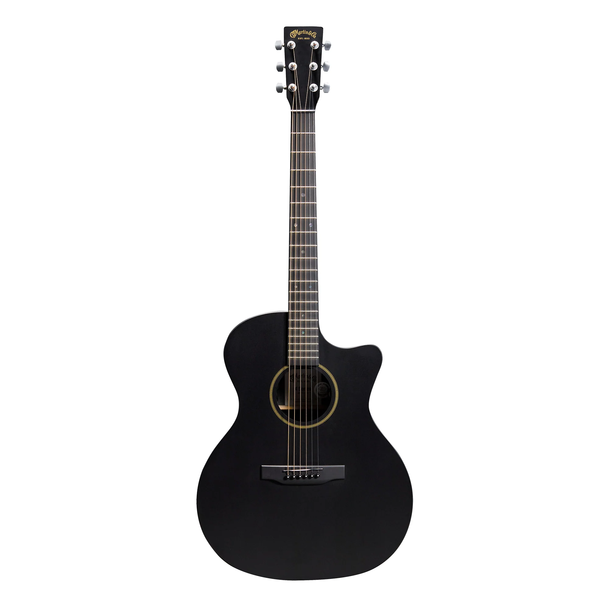 Martin GPC-X1E Electro Acoustic Guitar; Black | Incl Softshell Case - Image 2