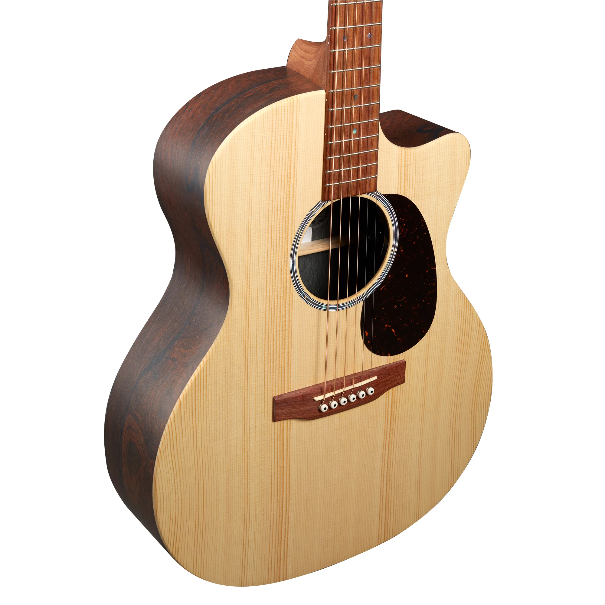 Martin GPC-X2E Electro Acoustic Guitar; Solid Sapele / Cocobolo | Incl Softshell Case - Image 7
