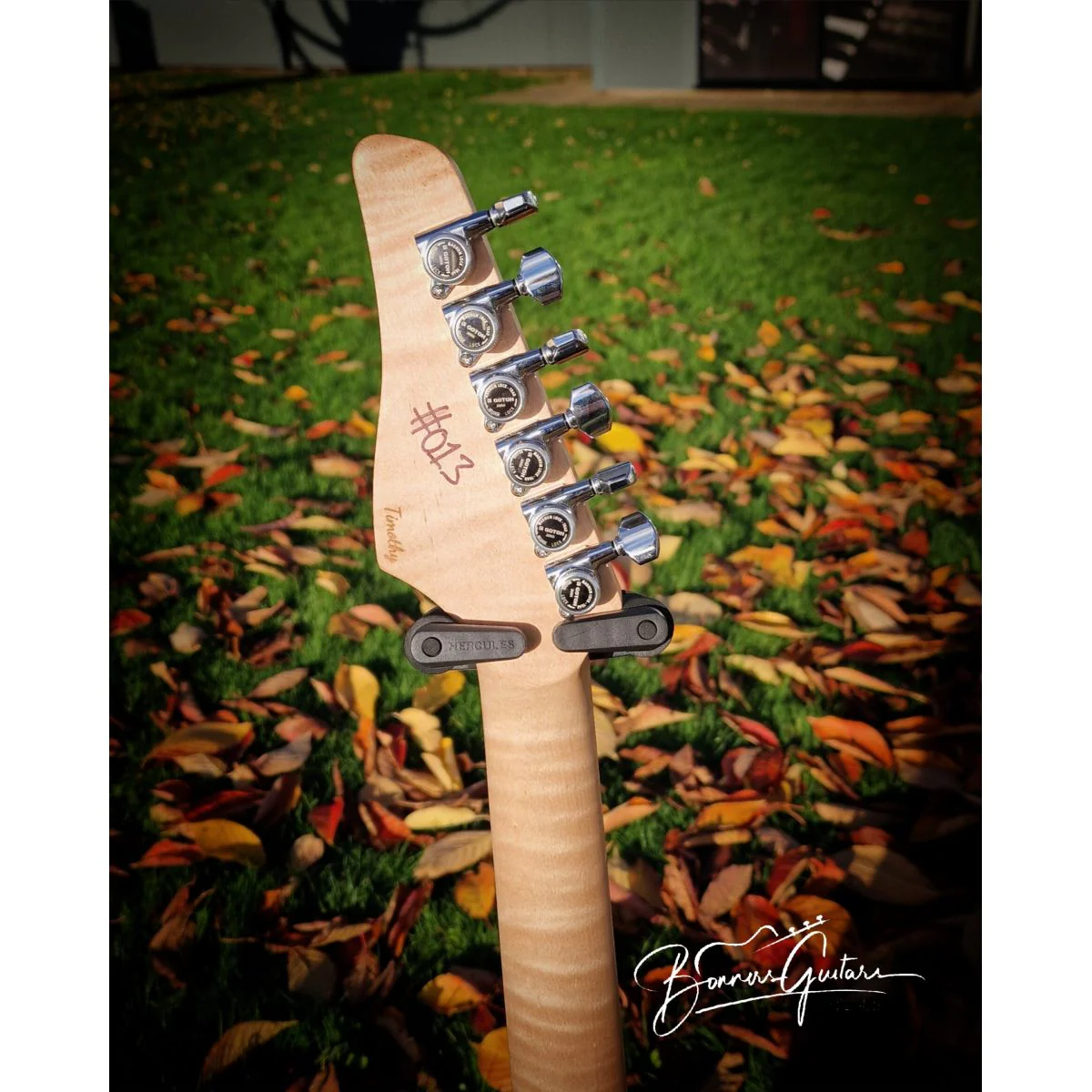 Moore Guitars Timothy; Pink/Gold Paisley #013 - Image 8
