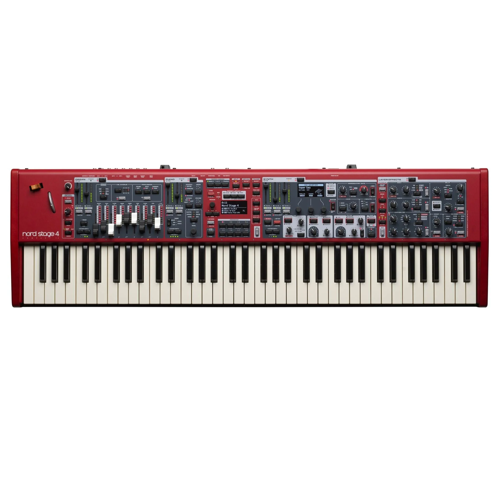Nord Stage 4 73; Hammer Action 73 Keyboard - Image 15