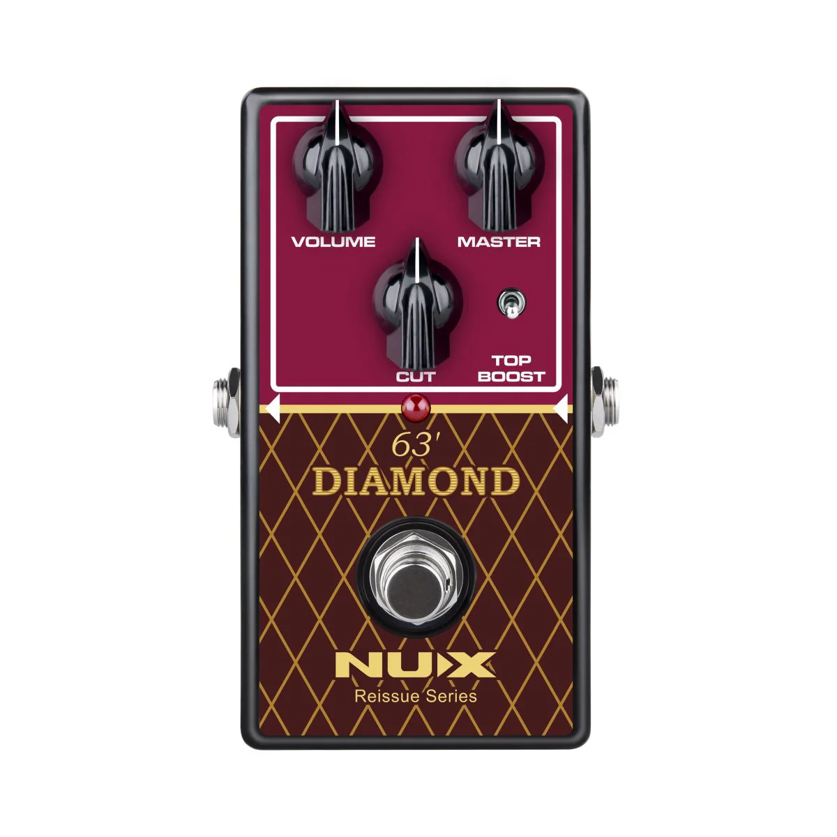 NUX 63 Diamond Overdrive Pedal | With FREE Pedal Topper