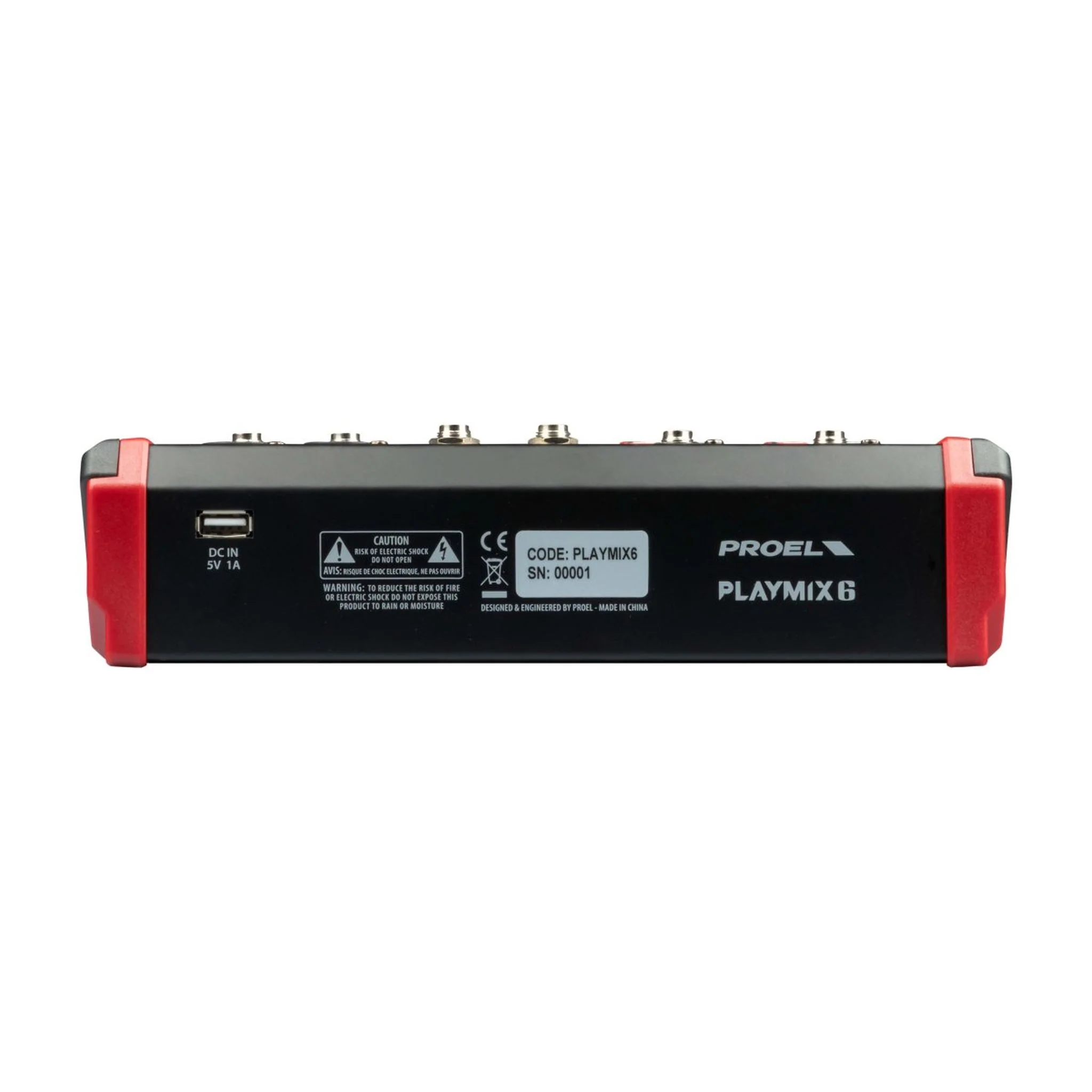 Proel Playmix6 6-In Mixer with FX and USB - Image 5