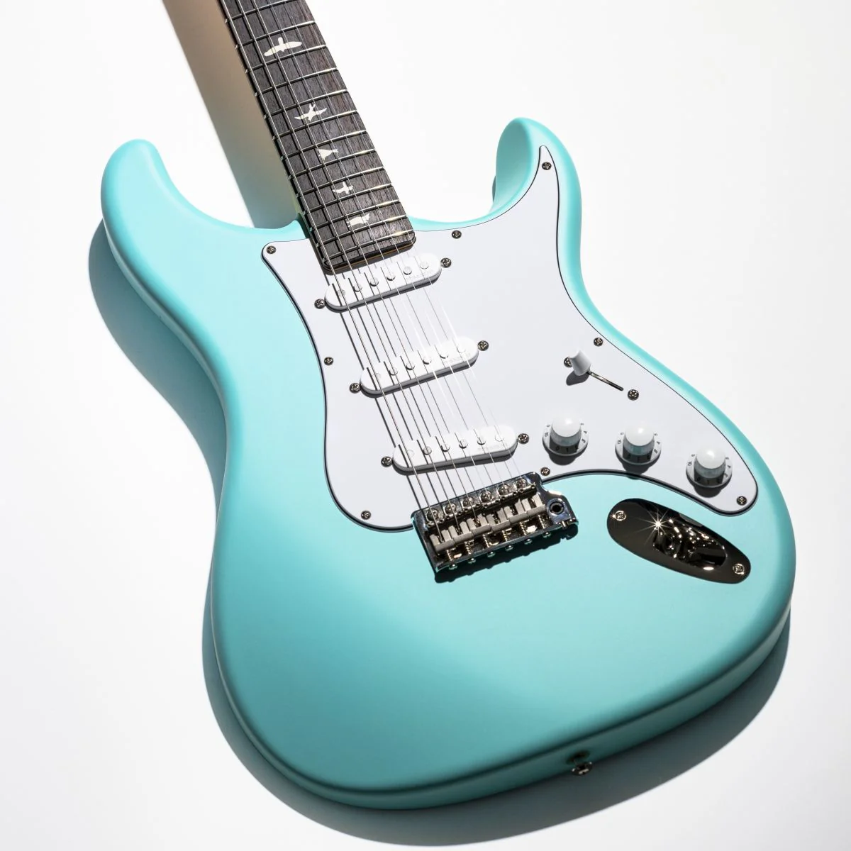 PRS Limited Edition Silver Sky Electric Guitar; Wild Blue - Image 5