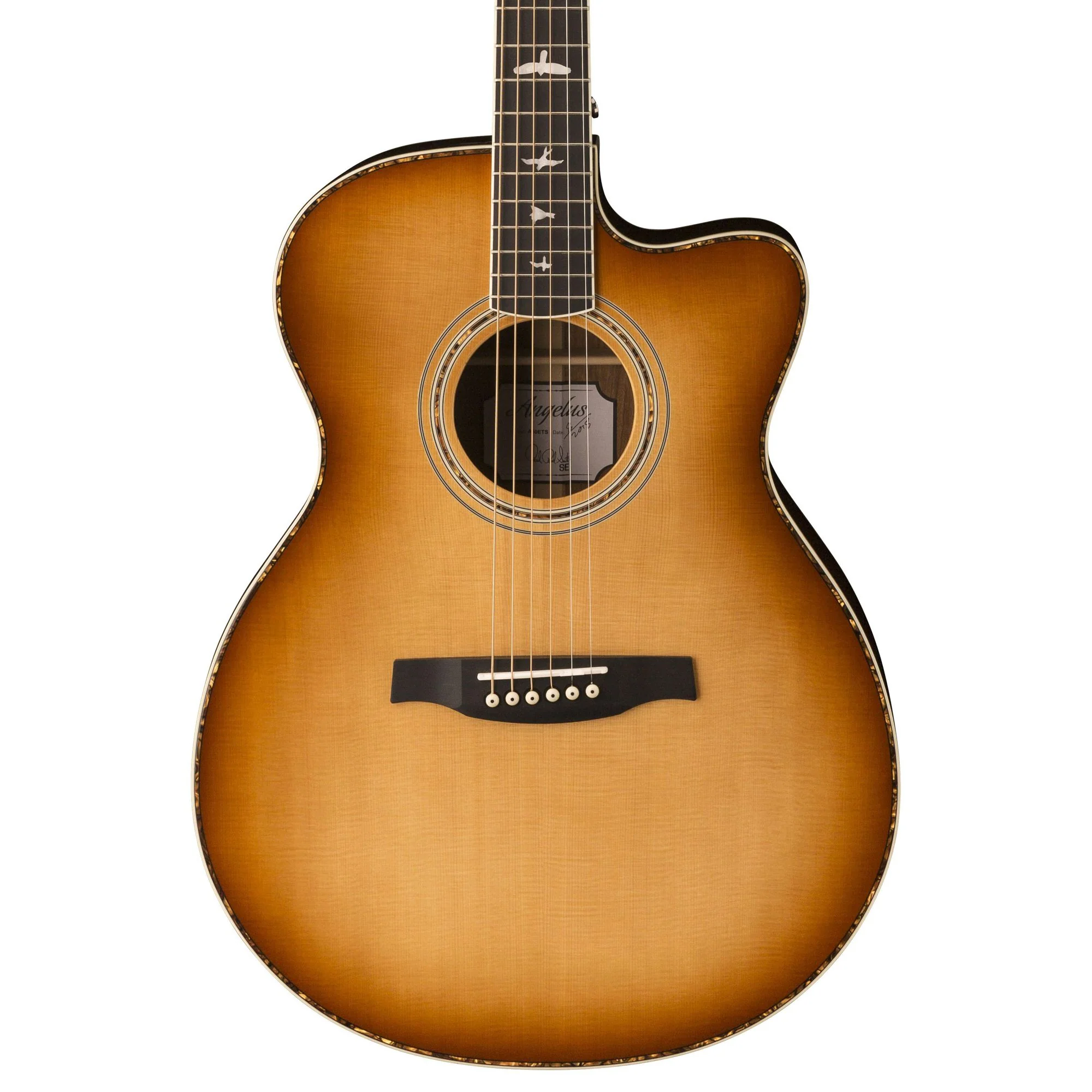PRS SE Angelus A40E Electro Acoustic; Tobacco Sunburst