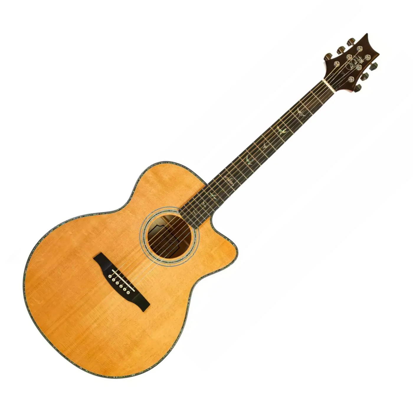 PRS SE Angelus A50E Electro Acoustic; Black & Gold - Image 2