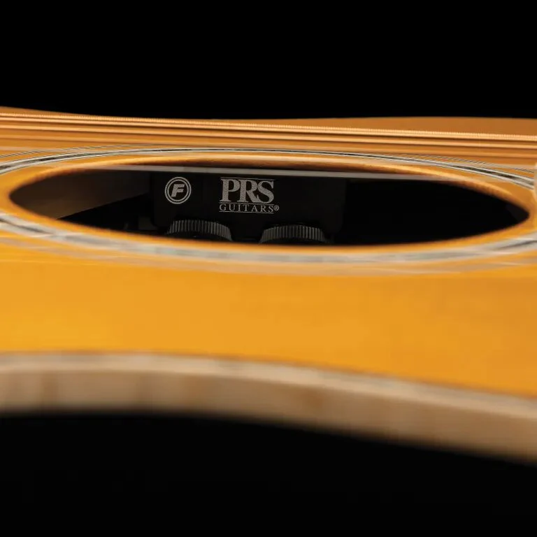 PRS SE Angelus A50E Electro Acoustic; Black & Gold - Image 7