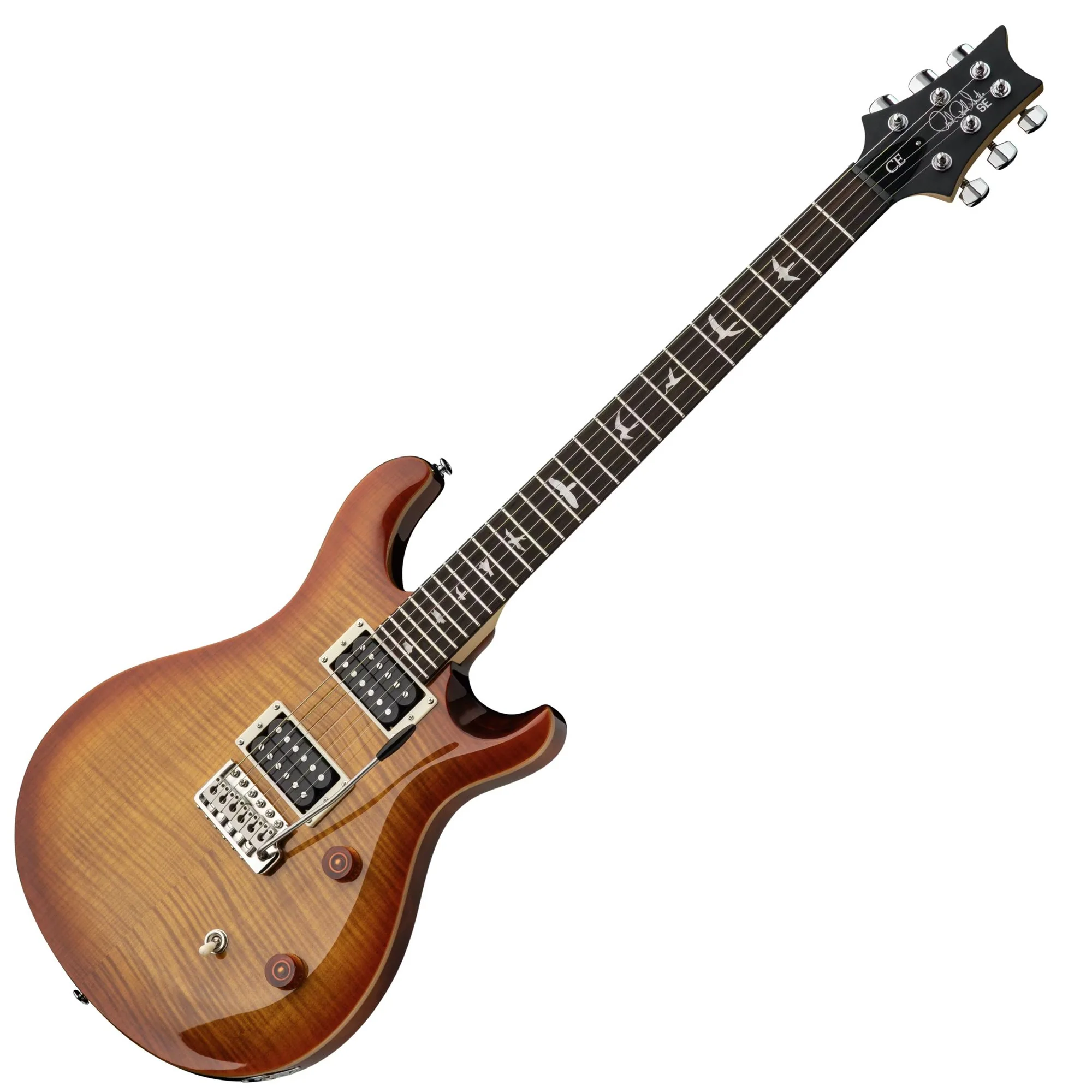 PRS SE CE 24 Electric Guitar; Vintage Sunburst - Image 2