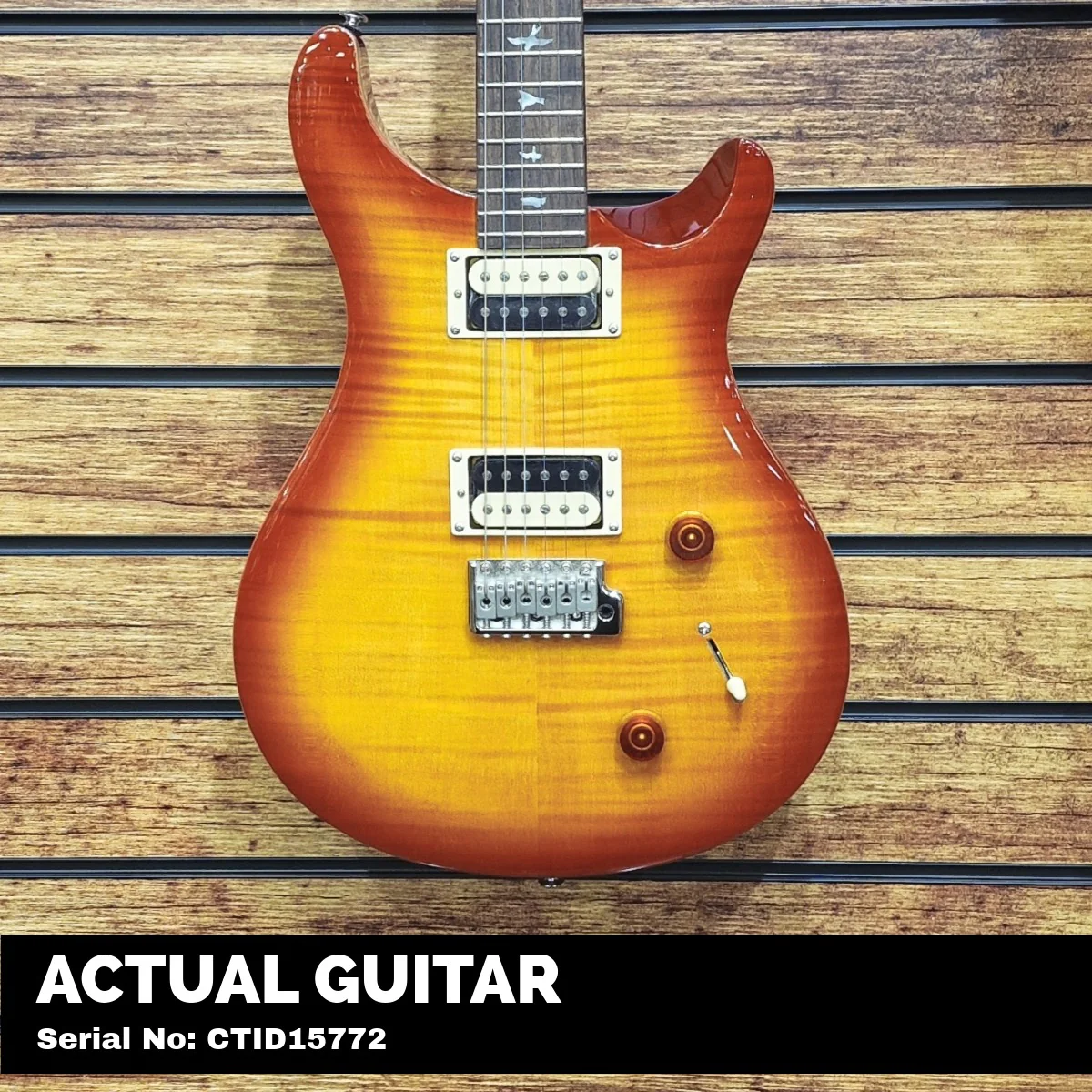 PRS SE CUSTOM 22 Vintage Sunburst Electric Guitar - Image 2