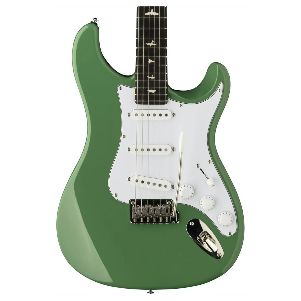 PRS SE John Mayer Silver Sky Ever Green Guitar