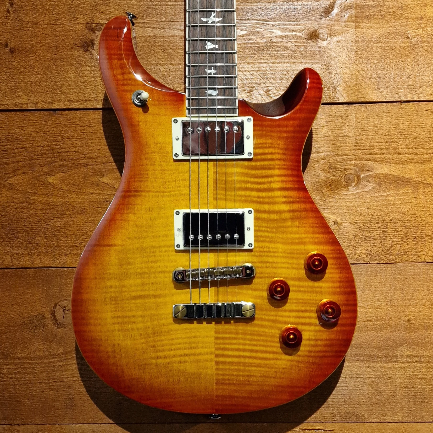 PRS SE McCarty 594 Singlecut Vintage Sunburst Guitar - Image 3