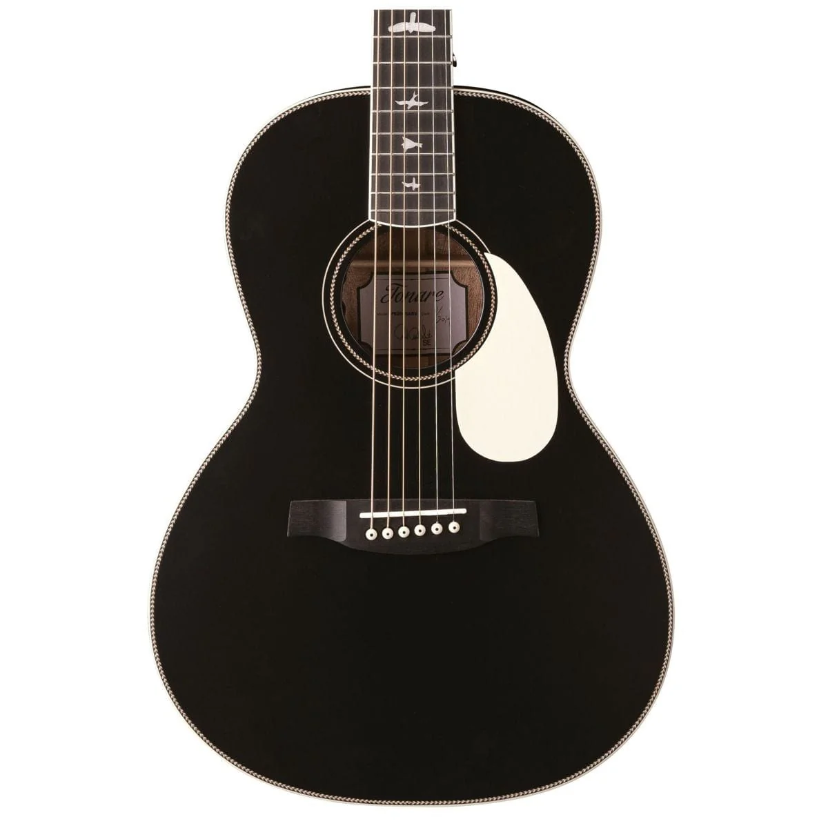 PRS SE P20 Parlor Black Satin Acoustic Guitar
