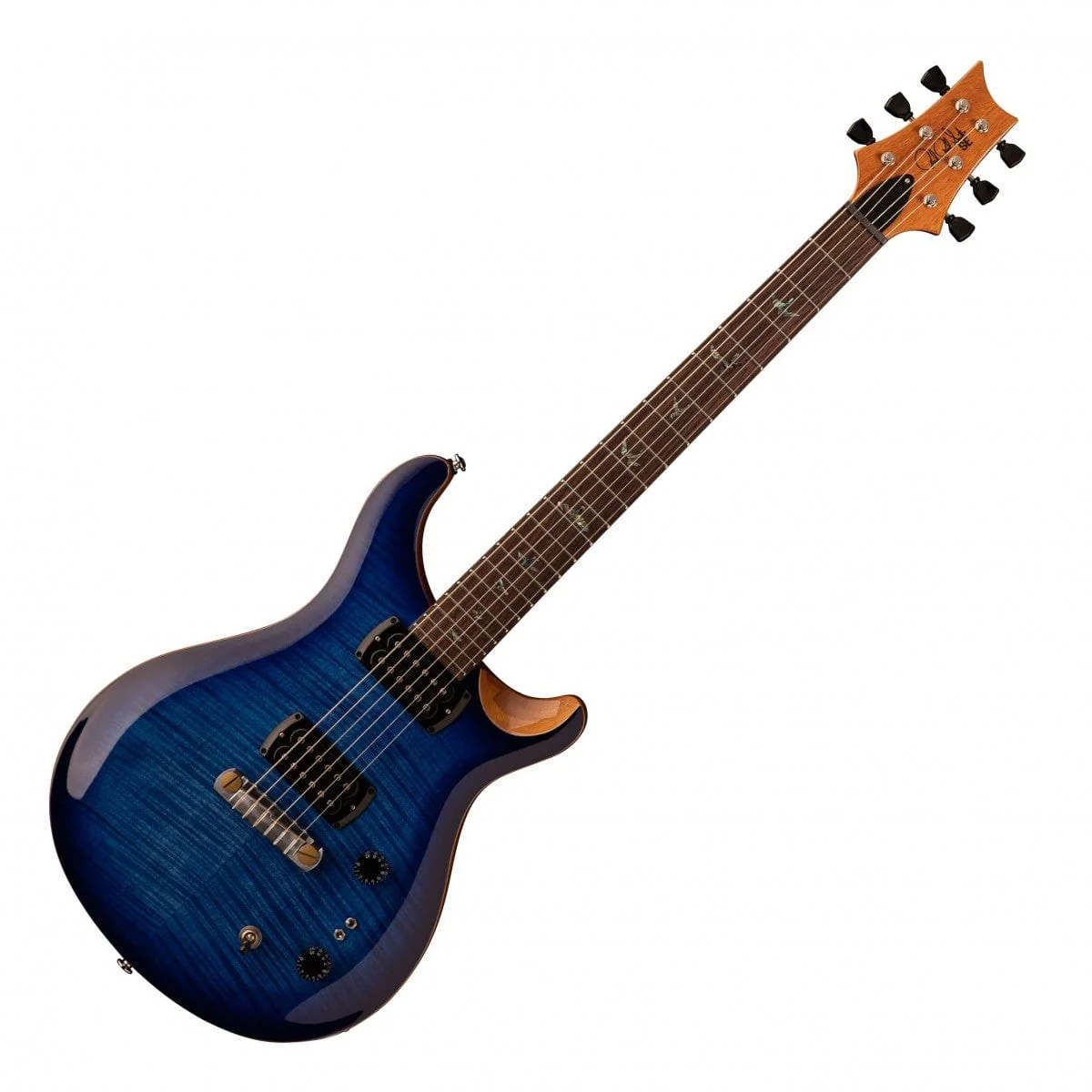 PRS SE Pauls Faded Blue Burst Guitar - Image 2